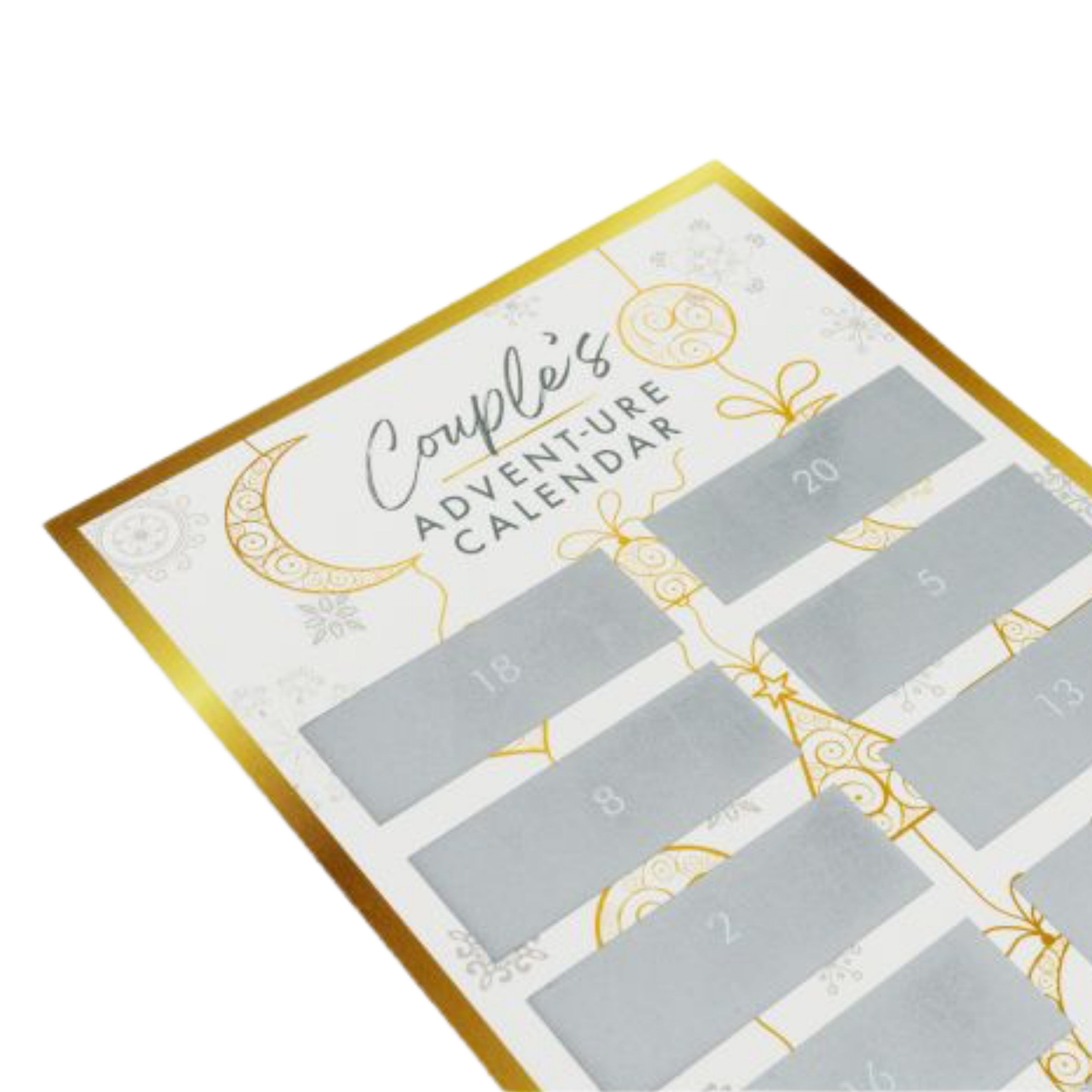The Couple's Advent-ure Scratch Calendar
