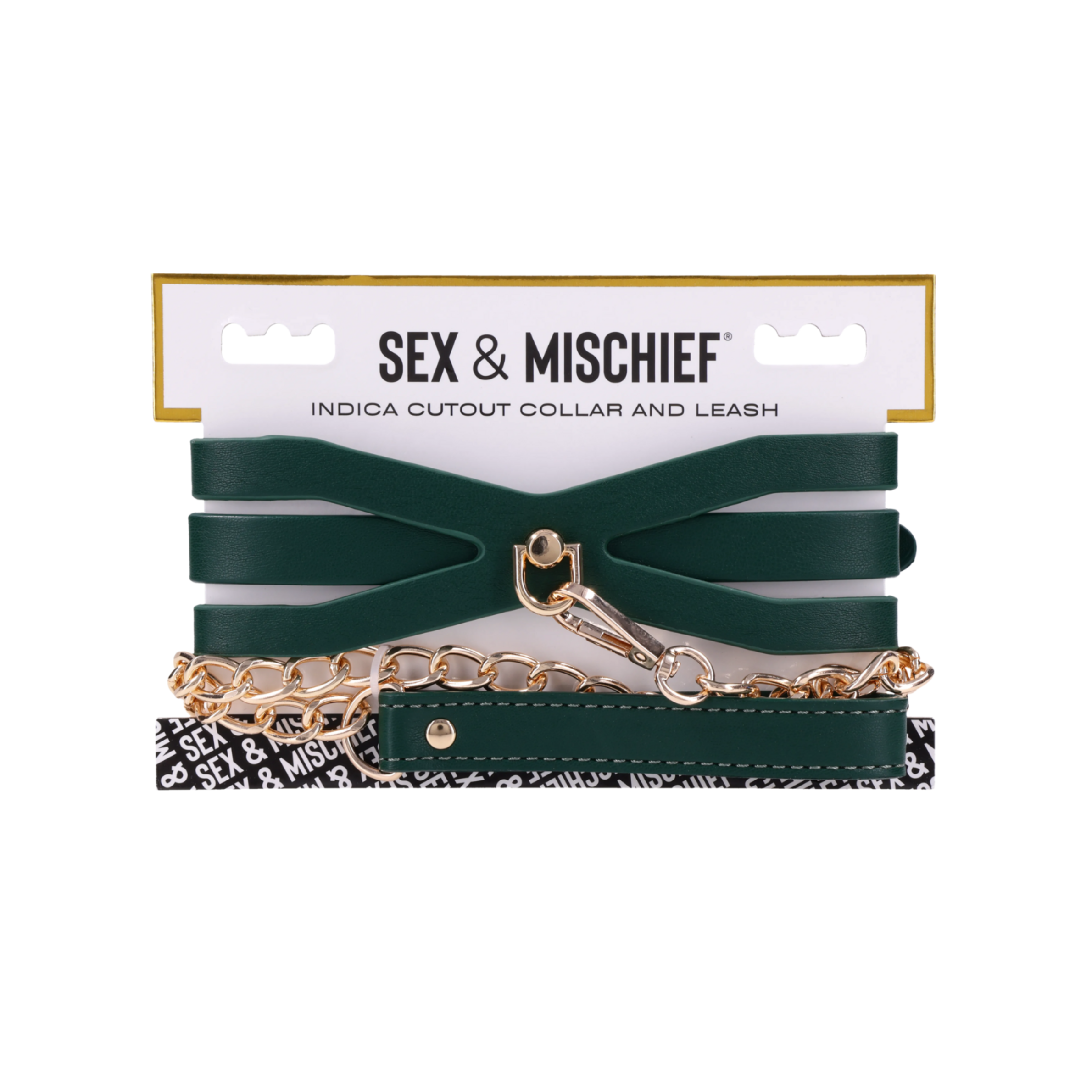 Indica Cutout Collar and Leash