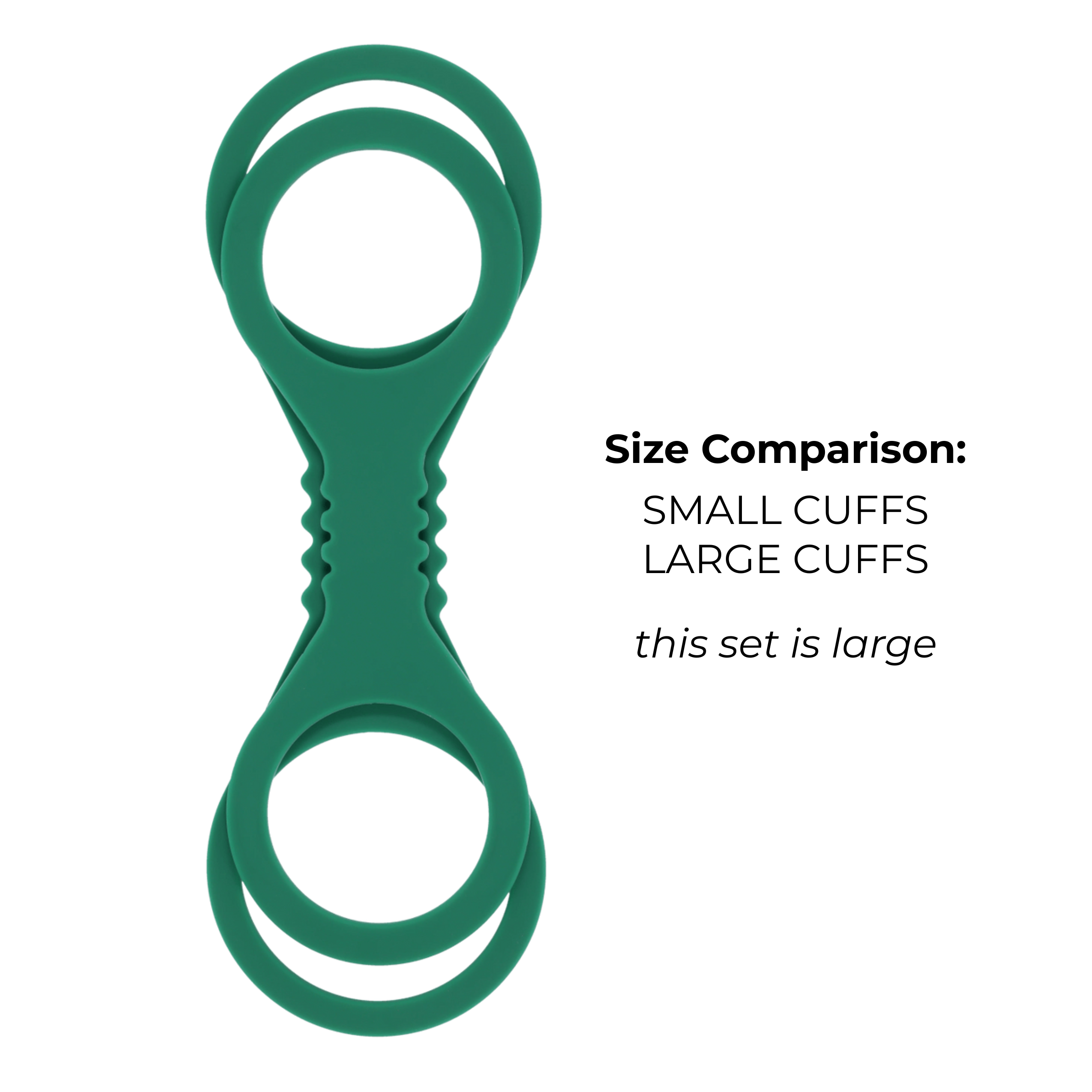 Indica Large Silicone Cuffs