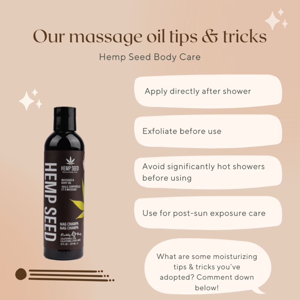 Hemp Seed Massage & Body Oil